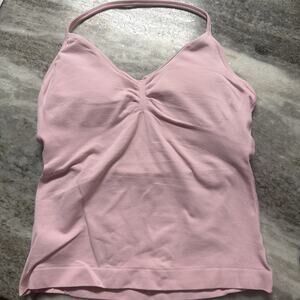 NWOT DFYNE PINK Impact Longline Strappy Tank Top SIZE Small (AR12)